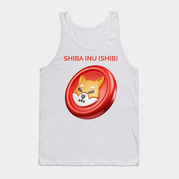 SHIBA INU (SHIB) cryptocurrency Tank Top by YousifAzeez